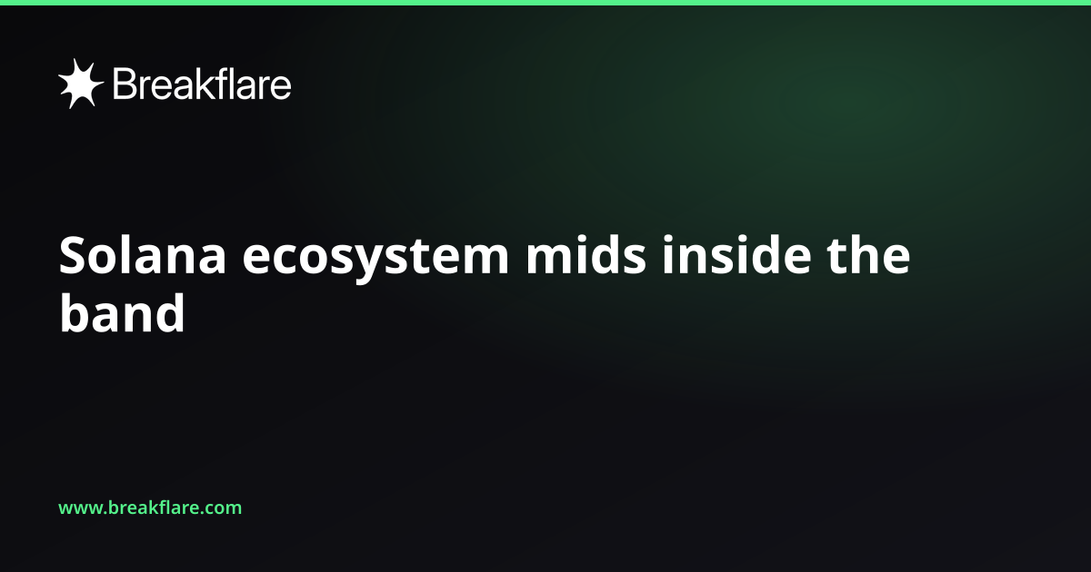 Solana ecosystem mids inside the band - Breakflare blog cover